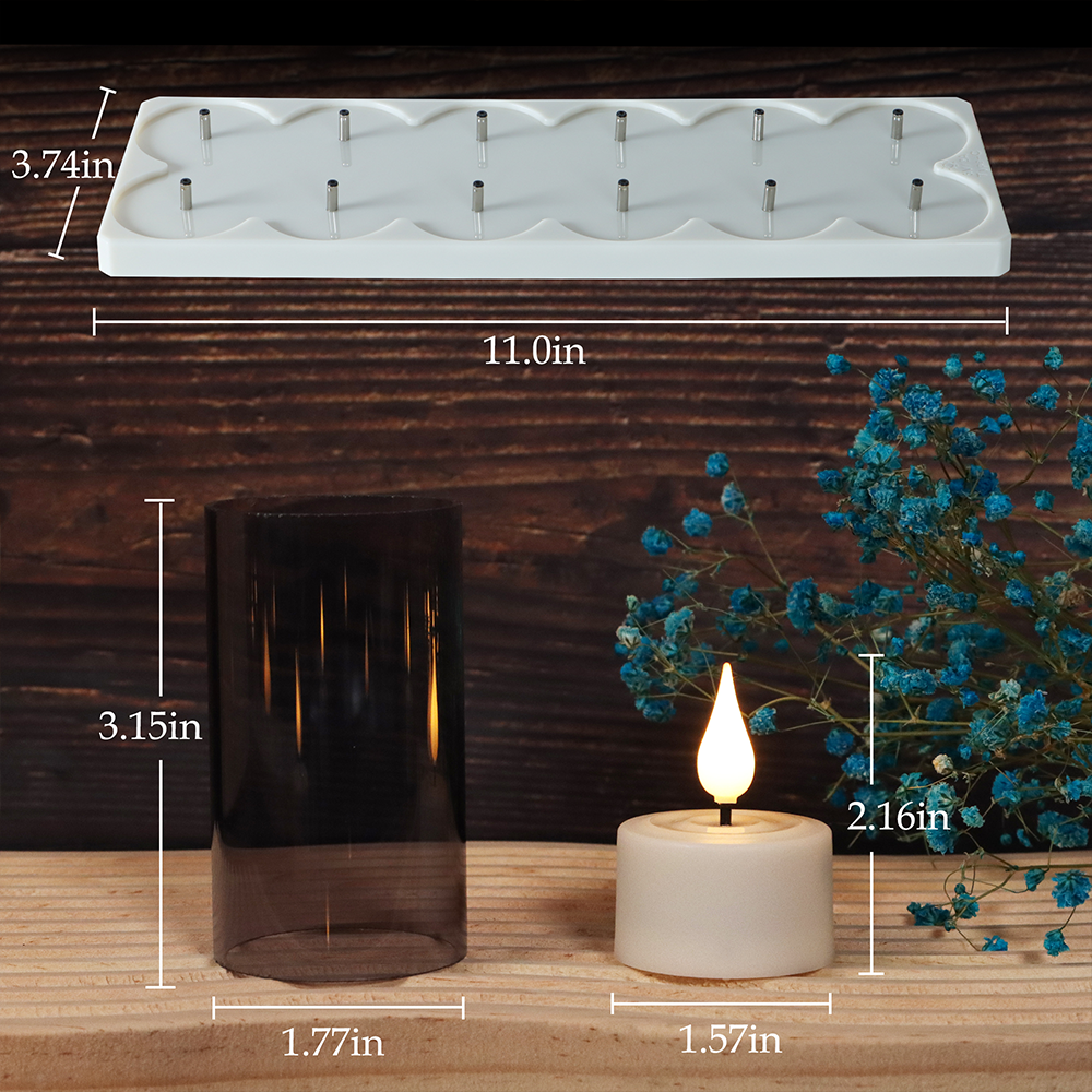 LED Candle Light Rechargeable  - Lighting Decor For Living Room のレビューと価格