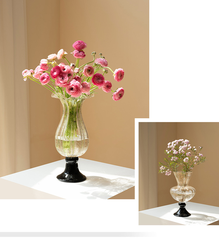French ancient glass vase orna - Lighting Decor For Living Room のレビューと価格