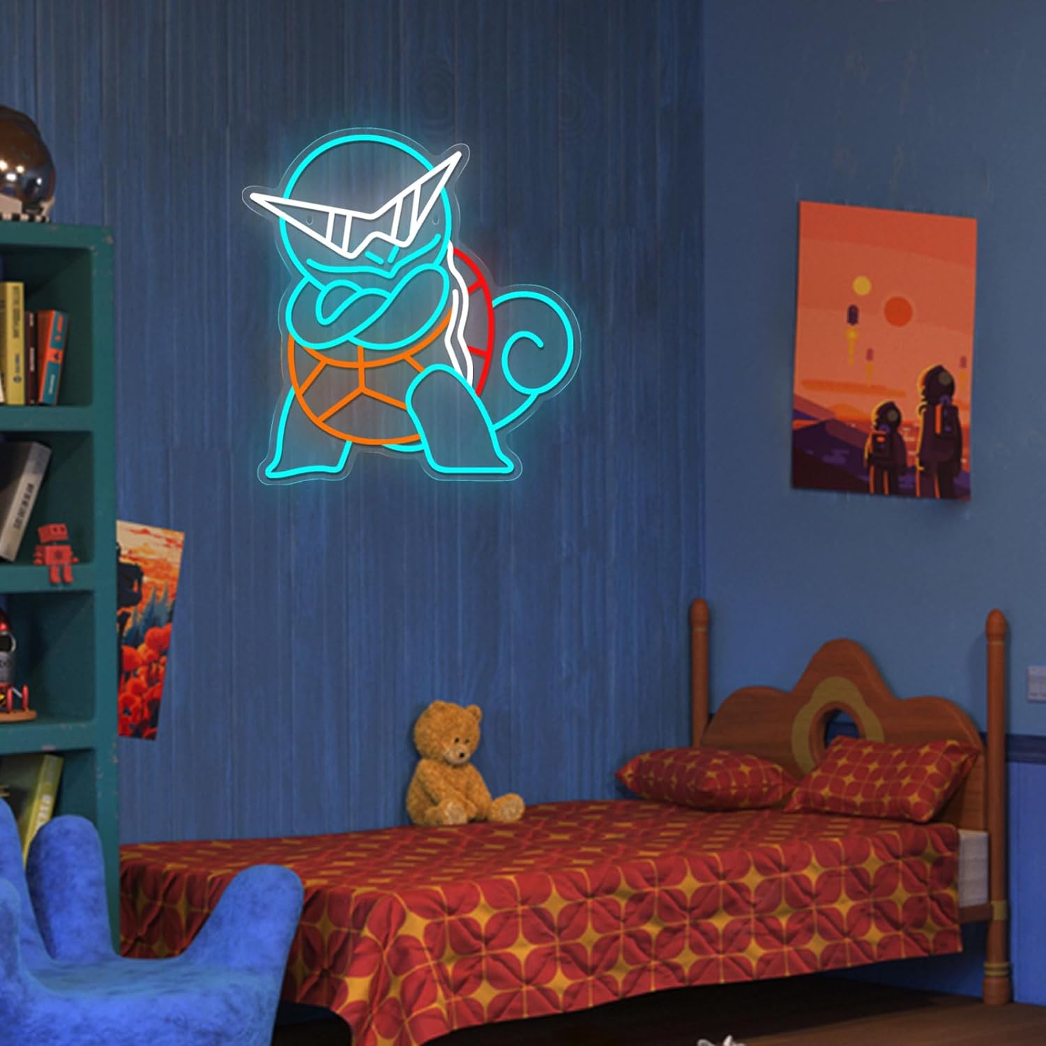 Pokemon Squirtle Neon Sign LED - Decor Lighting Fans のレビューと価格