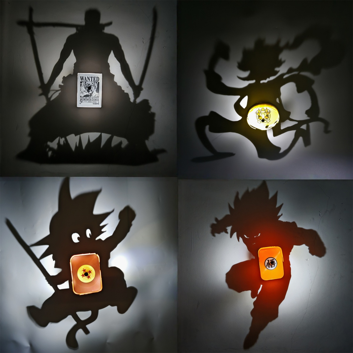 One Piece Luffy Zoro Shadow Li - Decor Lighting Fans のレビューと価格