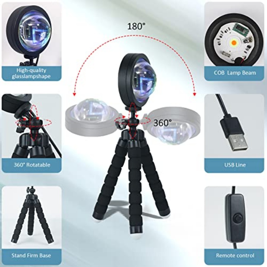 Lamp Projection Rotation LED R - Lighting Decor For Living Room のレビューと価格
