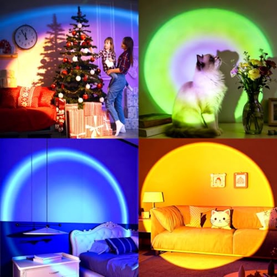 Lamp Projection Rotation LED R - Lighting Decor For Living Room のレビューと価格