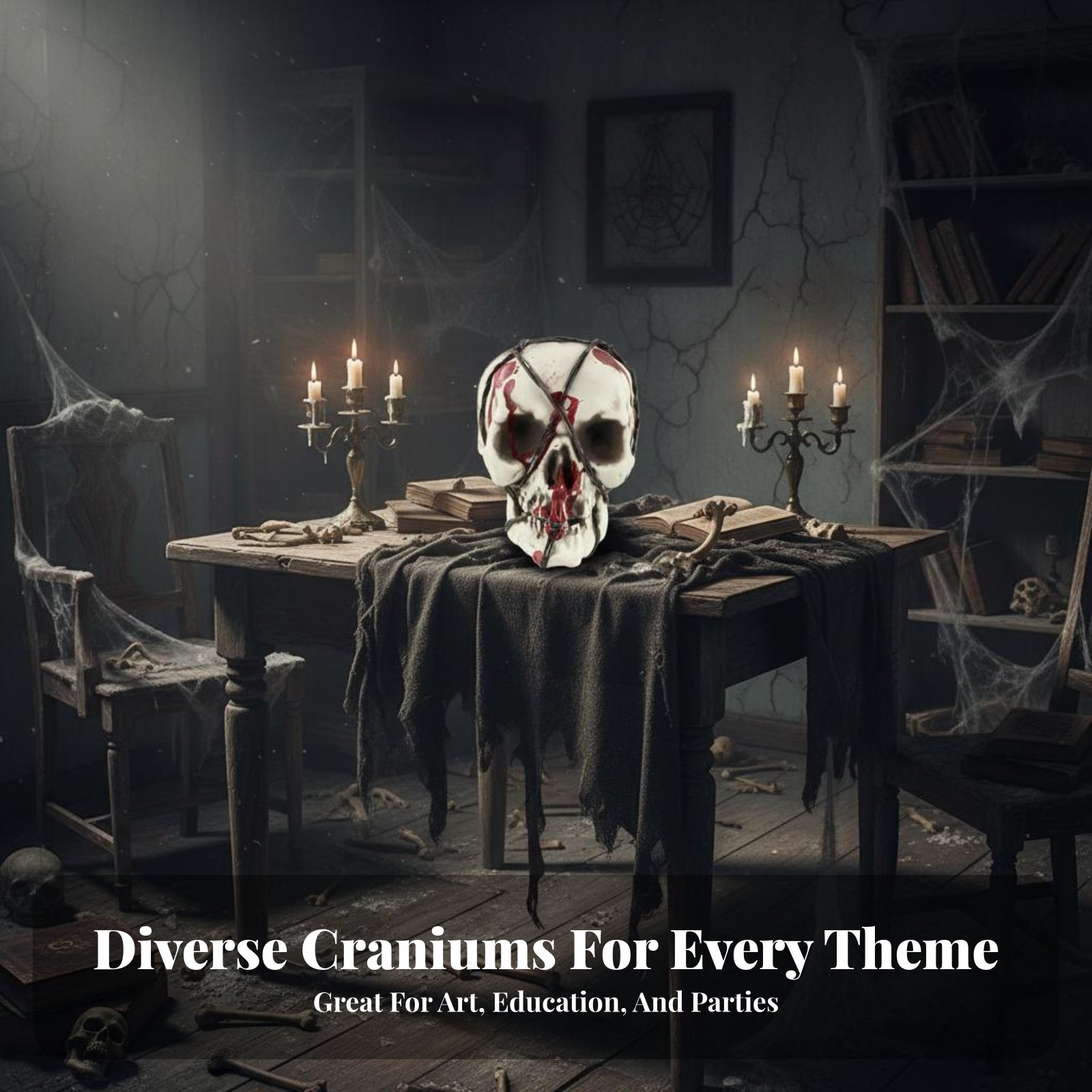 Realistic Skull Model Horror T - Home Lighting And Decor のレビューと価格