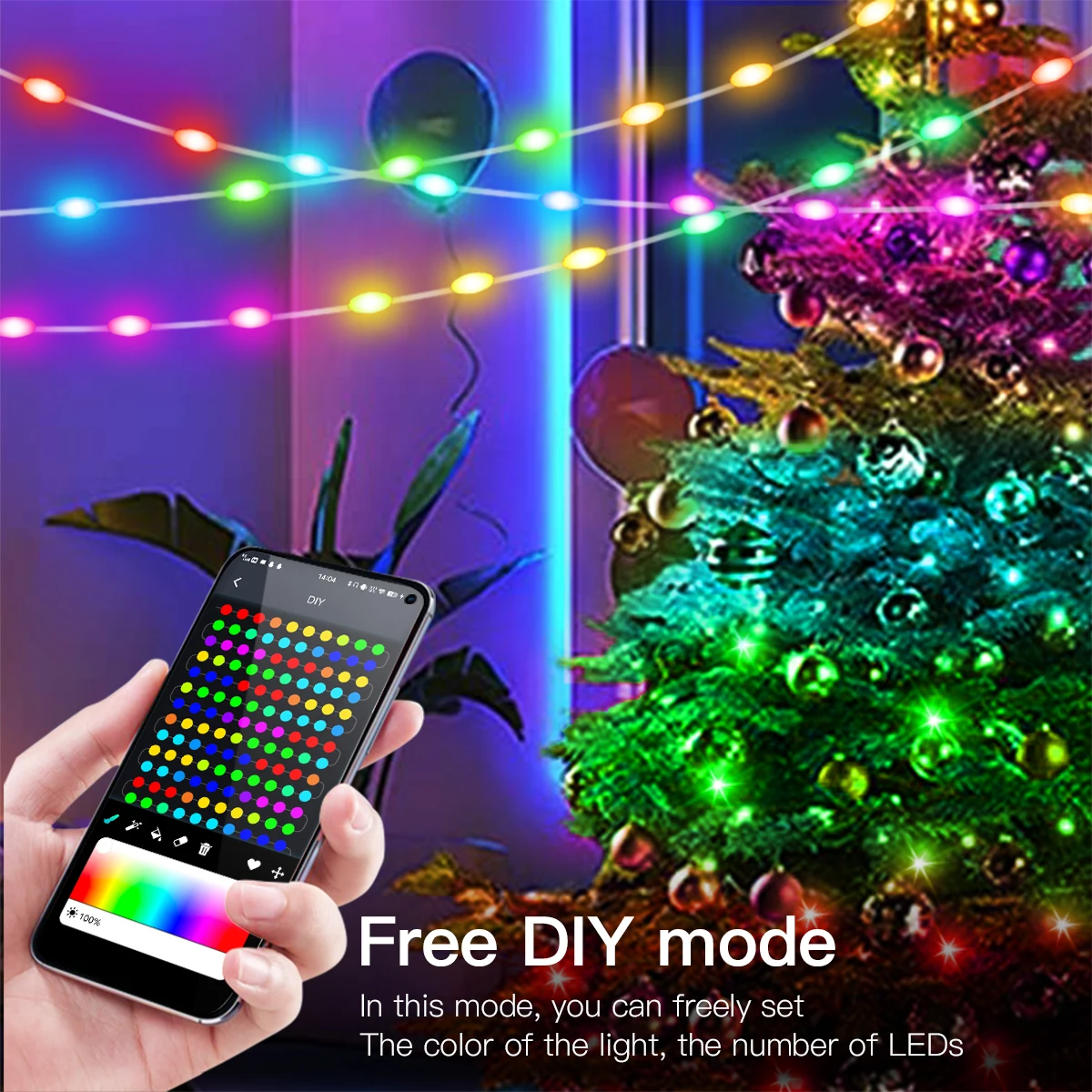 WS2812B Bluetooth LED String L - Decor Lighting Address のレビューと価格