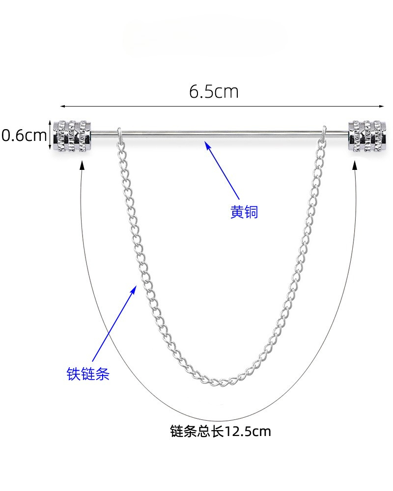 New Men's Brooch for Shirt Sta - Elegant Decor & Lighting Llc のレビューと価格