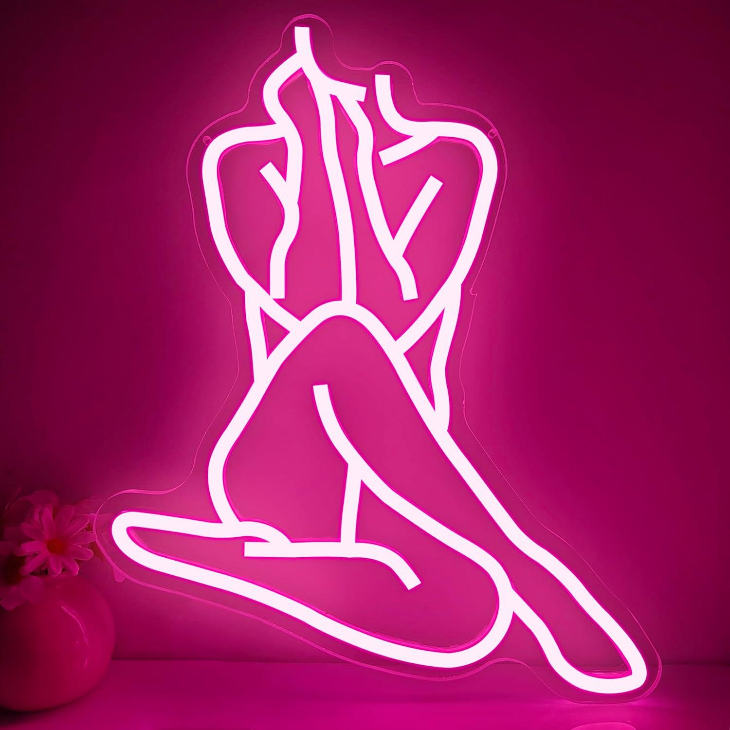 Lady Neon Sign Dimmable LED Li - Home Lighting And Decor のレビューと価格