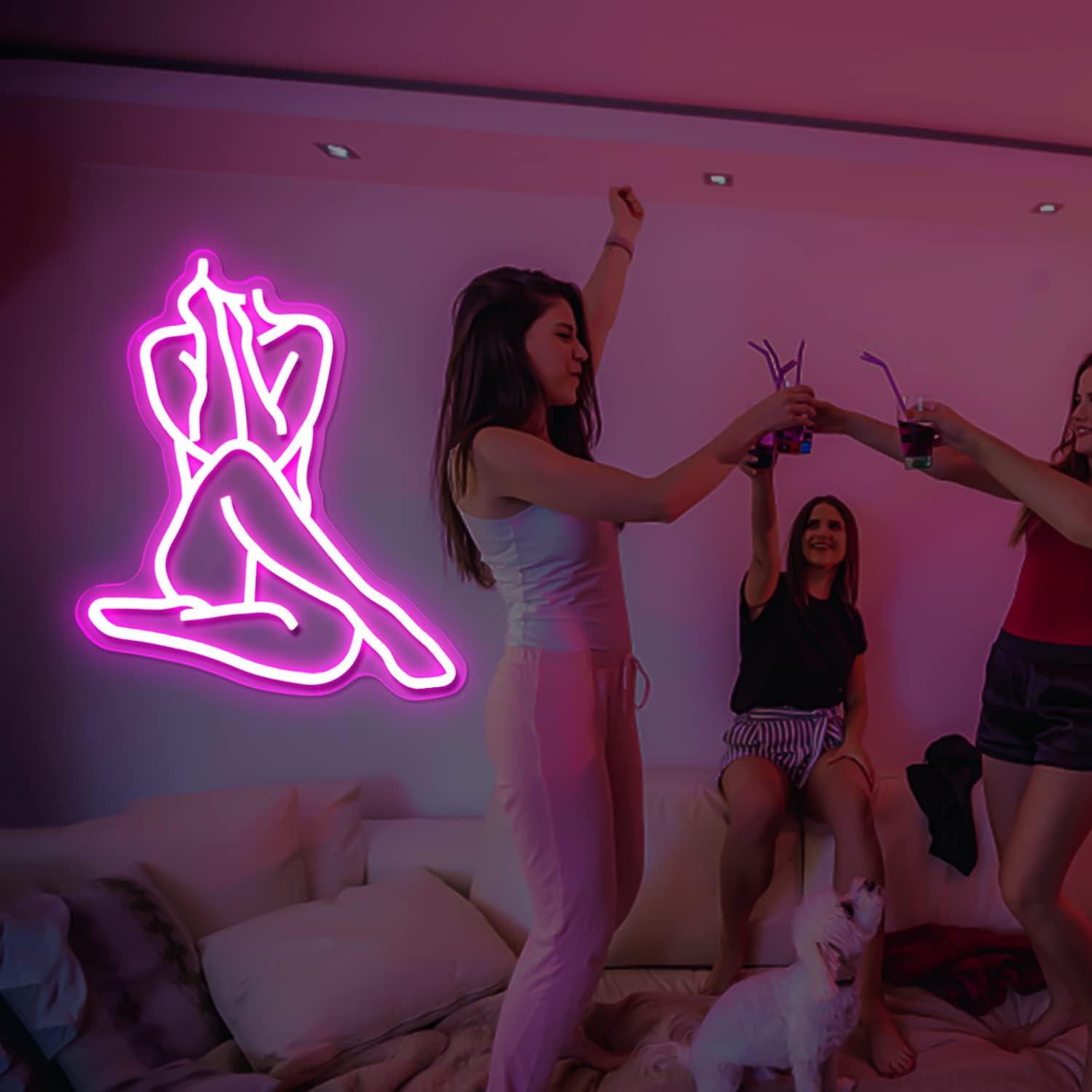 Lady Neon Sign Dimmable LED Li - Home Lighting And Decor のレビューと価格